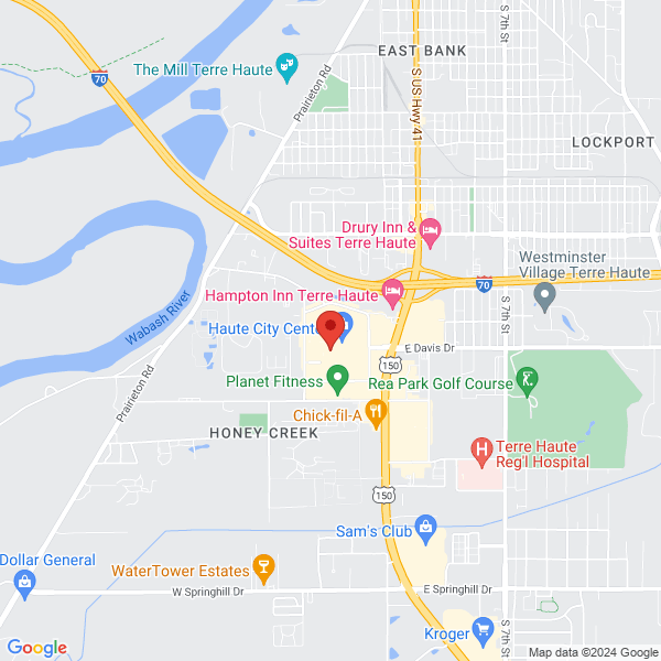 map of the area